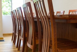 Redgum Dining Suite Chairs Closeup